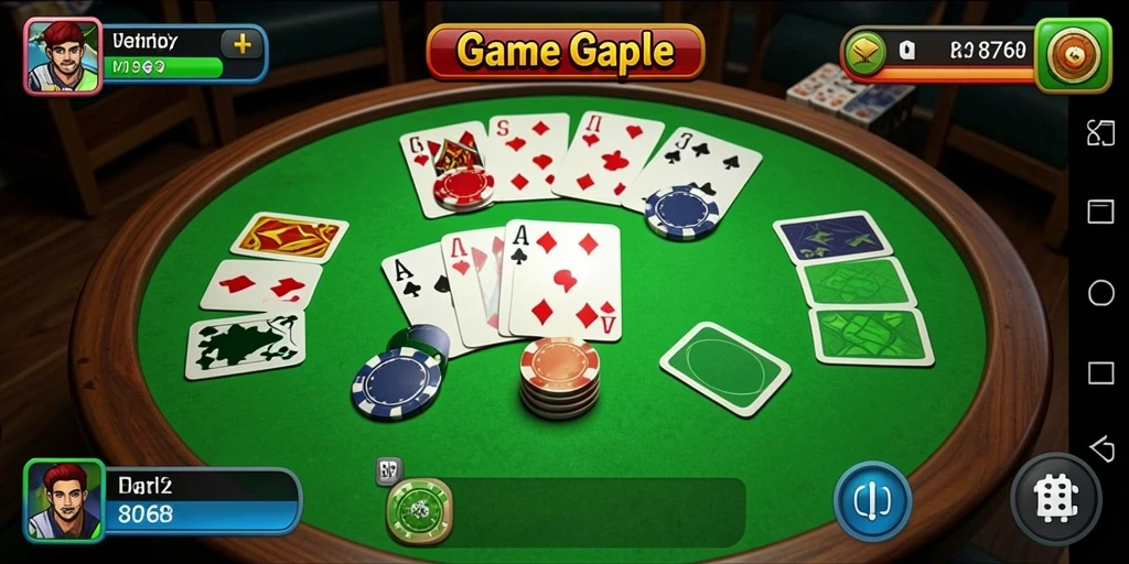 Gameplay seru dan menantang dalam permainan Gaple.