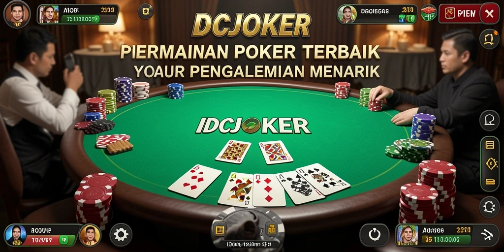 Screenshot gameplay IDCJOKER menampilkan momen seru saat bermain poker.