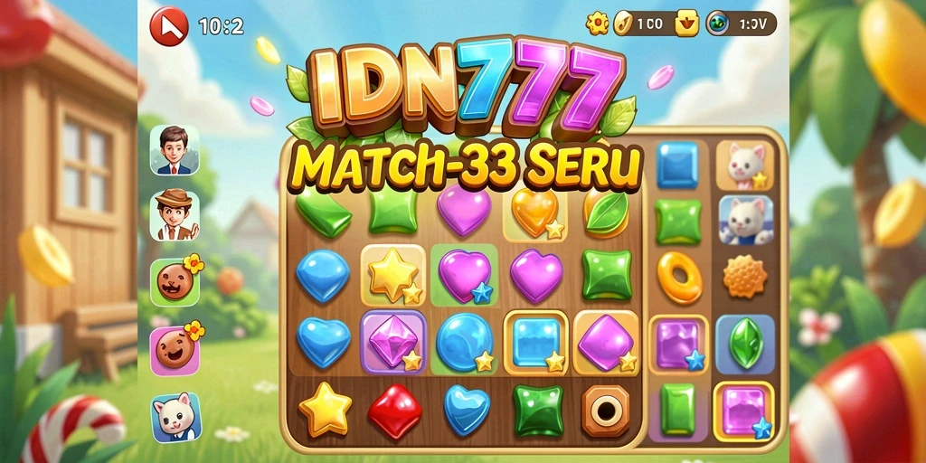 Tampilan permainan IDN777 yang penuh warna dan mengasyikkan.