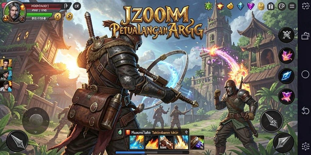 Gameplay seru dari J200M yang penuh aksi dan tantangan.
