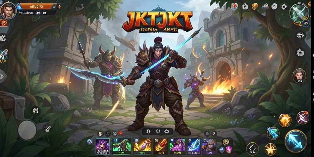 Gameplay seru JKTJKT dengan pertarungan mengagumkan.