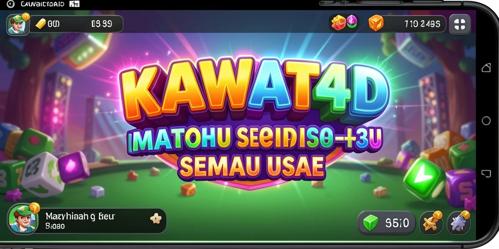 Screenshot gameplay KAWAT4D, menunjukkan tantangan menarik Match-3.