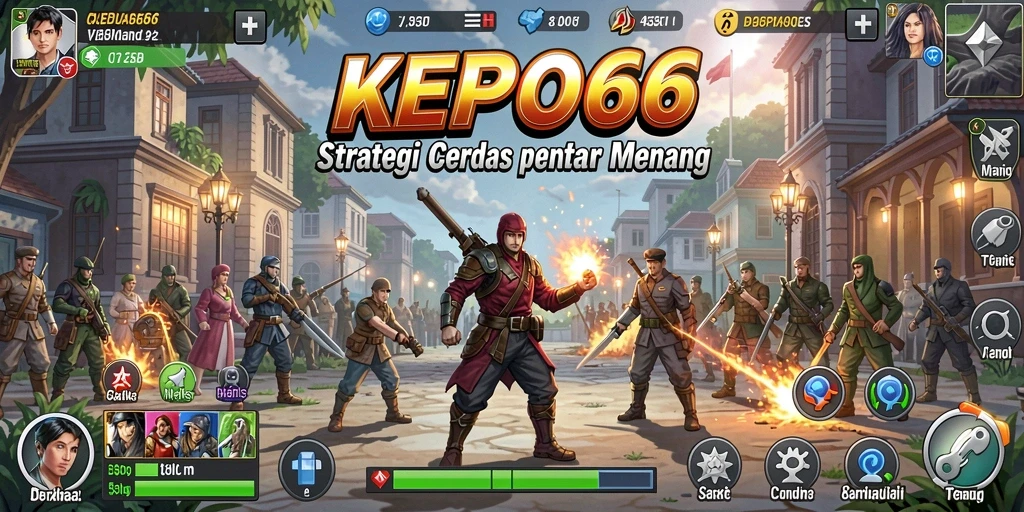 Tampilan gameplay KEPO66 yang menegangkan dan strategis.
