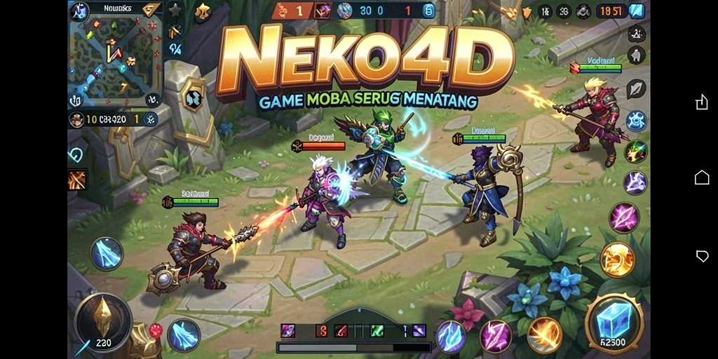Tampilan menarik dari gameplay NEKO4D yang mendebarkan.