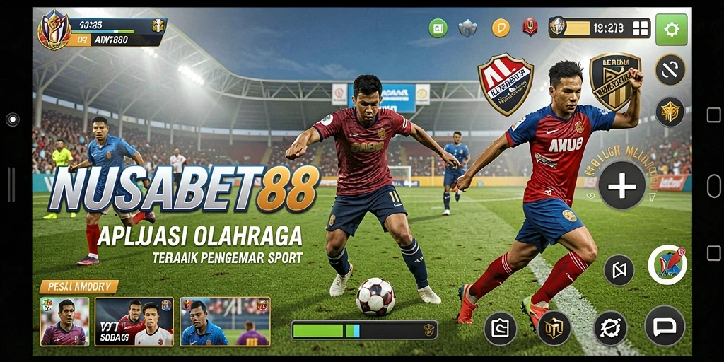 Tampilan interaktif NUSABET88 saat mengikuti pertandingan olahraga.