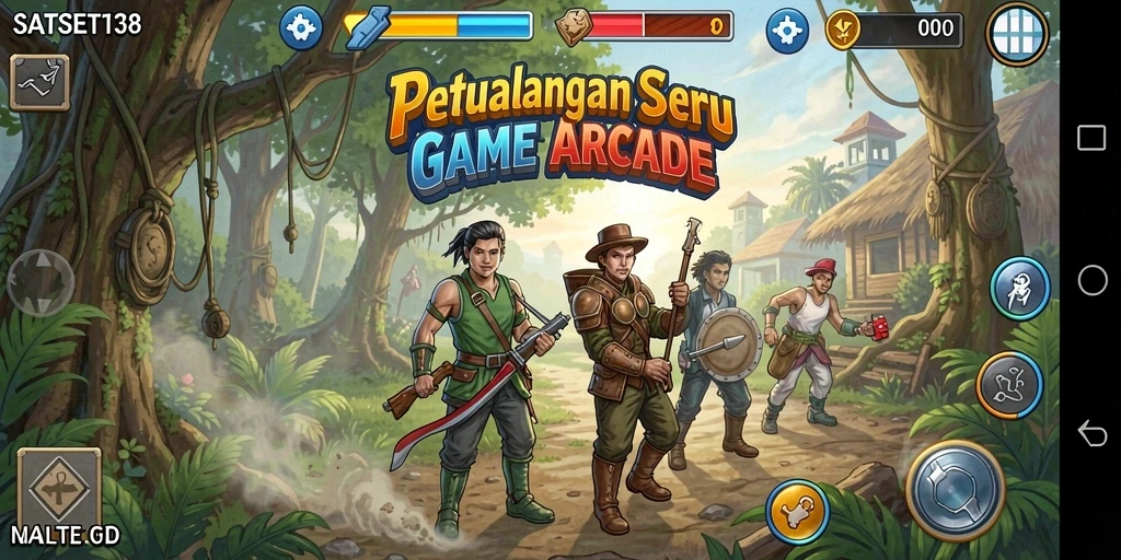 Screenshot gameplay SATSET138 menampilkan aksi seru dalam game Arcade.
