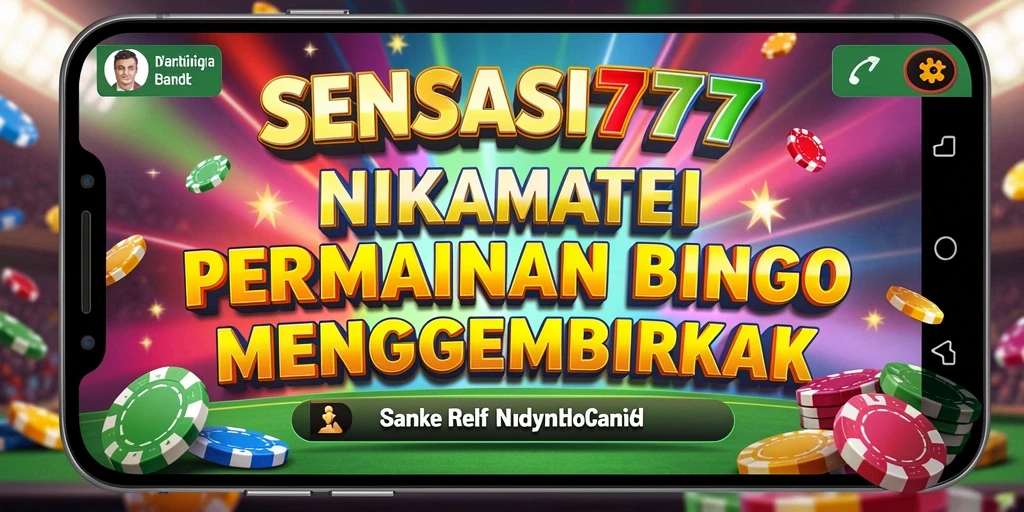 Tampilan gameplay Bingo yang seru dan interaktif.