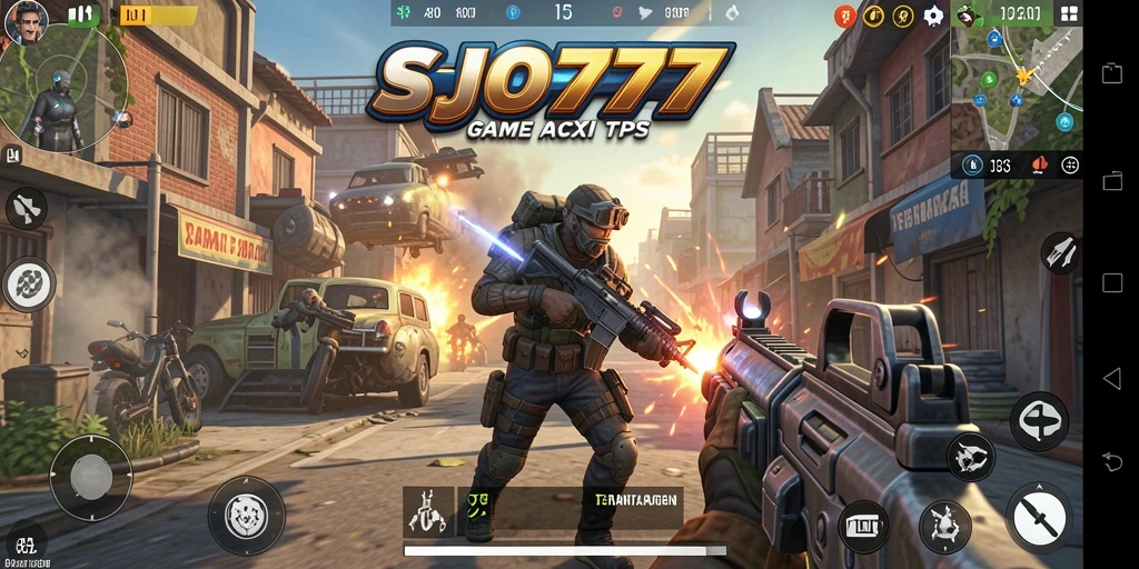 Tampilan aksi mendebarkan dalam gameplay SJO777 yang seru.