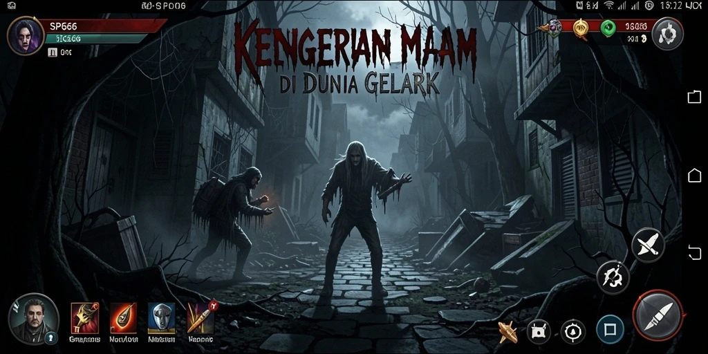 Tampilan gameplay SP666 yang menyeramkan dan penuh ketegangan.
