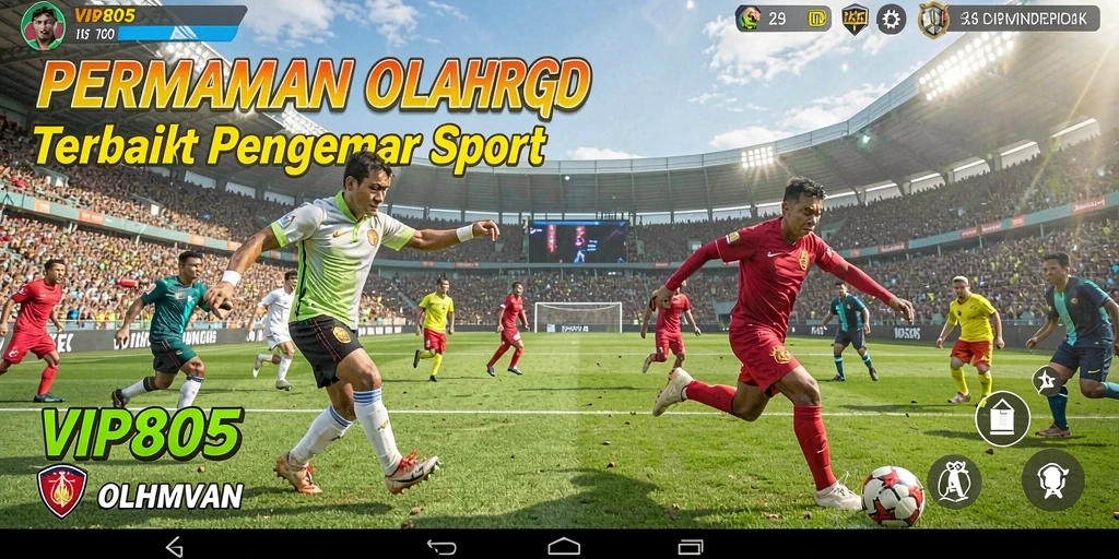 Tampilan gameplay VIP805 yang menarik dan interaktif dalam dunia olahraga.